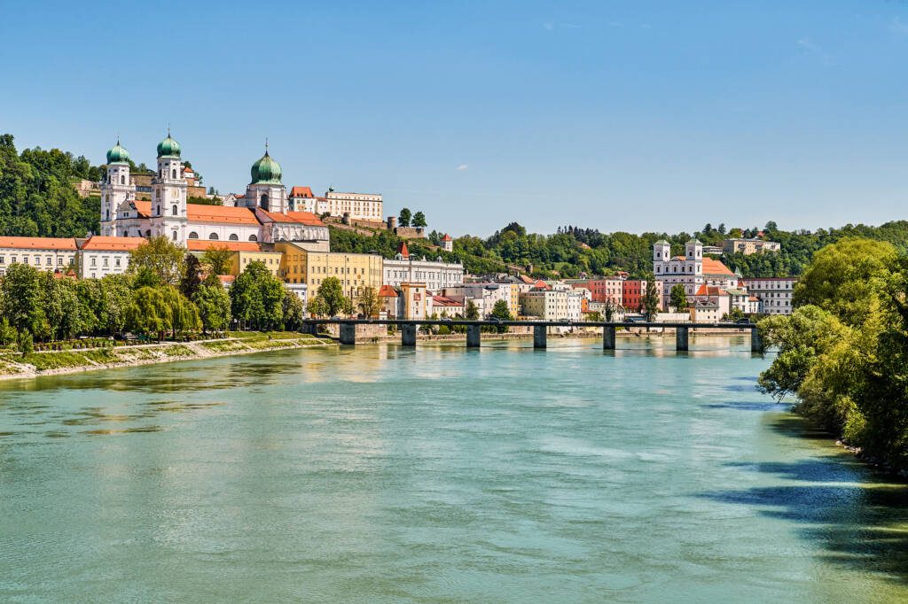 Beliebtes Pilgerziel: Ein Blick auf die Stadt Passau