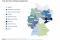 Grafik zu den zehn wichtigsten Herkunftsbundesländern der Bayerninteressierten, Reiseanalyse 2023